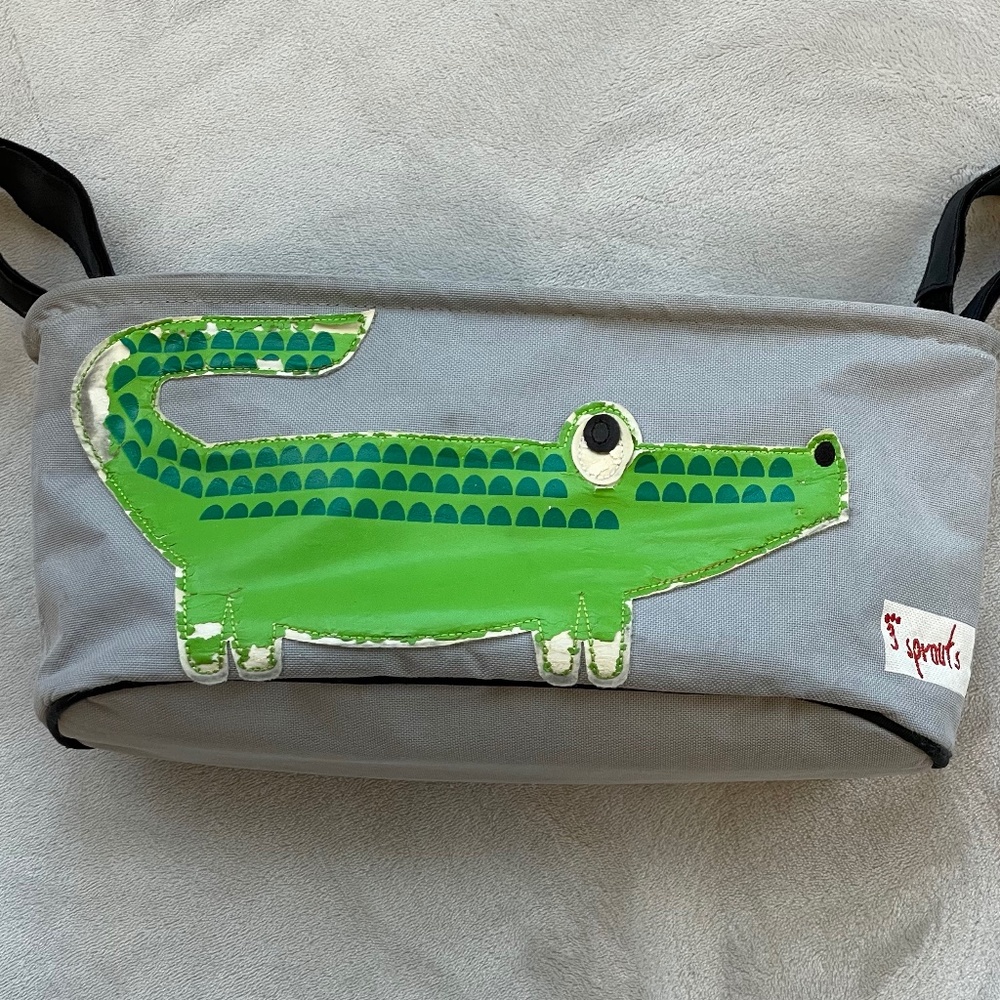 3 Sprouts Stroller Organizer - Crocodile - Picture 1 of 8